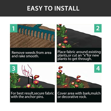 Weedmat - 2M x 30M Weed Control Mat - salelink.co.nz