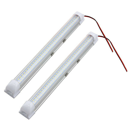 2X 72 LED Strip Light BAR 12V Caravan Boat Camping Car Interior Lamp - salelink.co.nz
