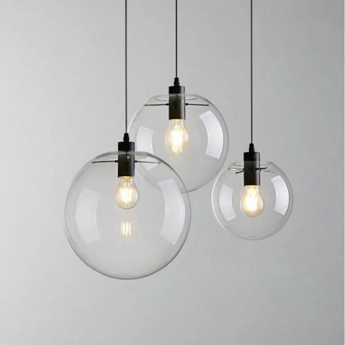 20cm Glass Pendant Light - salelink.co.nz