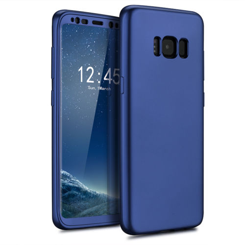Samsung S8 Plus Case 360 Full Cover Protection Matte Thin Slim Case - salelink.co.nz