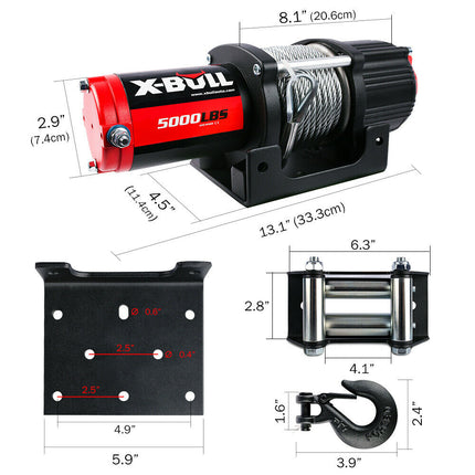 X-BULL Electric Winch 5000LBs - salelink.co.nz