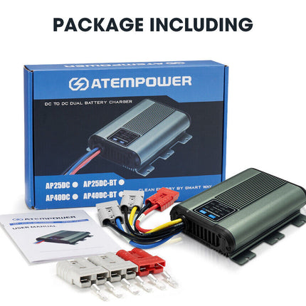 ATEM POWER 12V 25A DC To DC Battery Charger