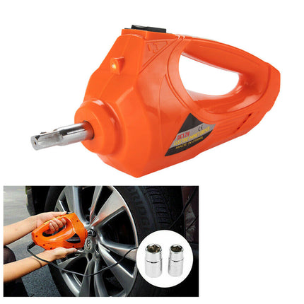 5Ton 12V Car Electric Hydraulic Floor Jack Lift + Impact Wrench Kit Box 3 in 1 - salelink.co.nz