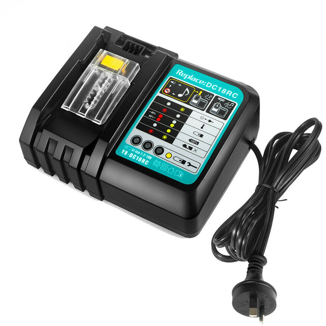 For Makita DC18RC 18V Battery Charger BL1850B BL1860B - salelink.co.nz