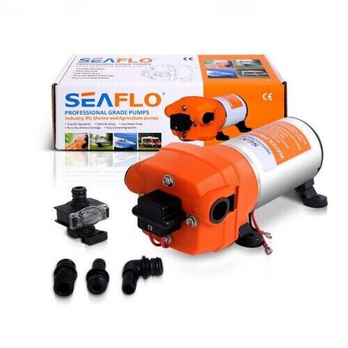 12V SEAFLO Marine Grade Water Pressure Pump 17LPM Caravan Boat RV Agriculture