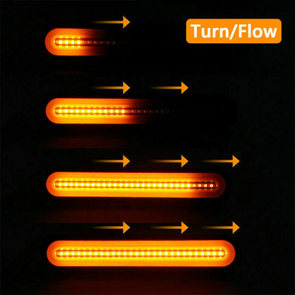 2x LED Tail Lights Trailer Stop Flowing Turn Signal Brake - salelink.co.nz