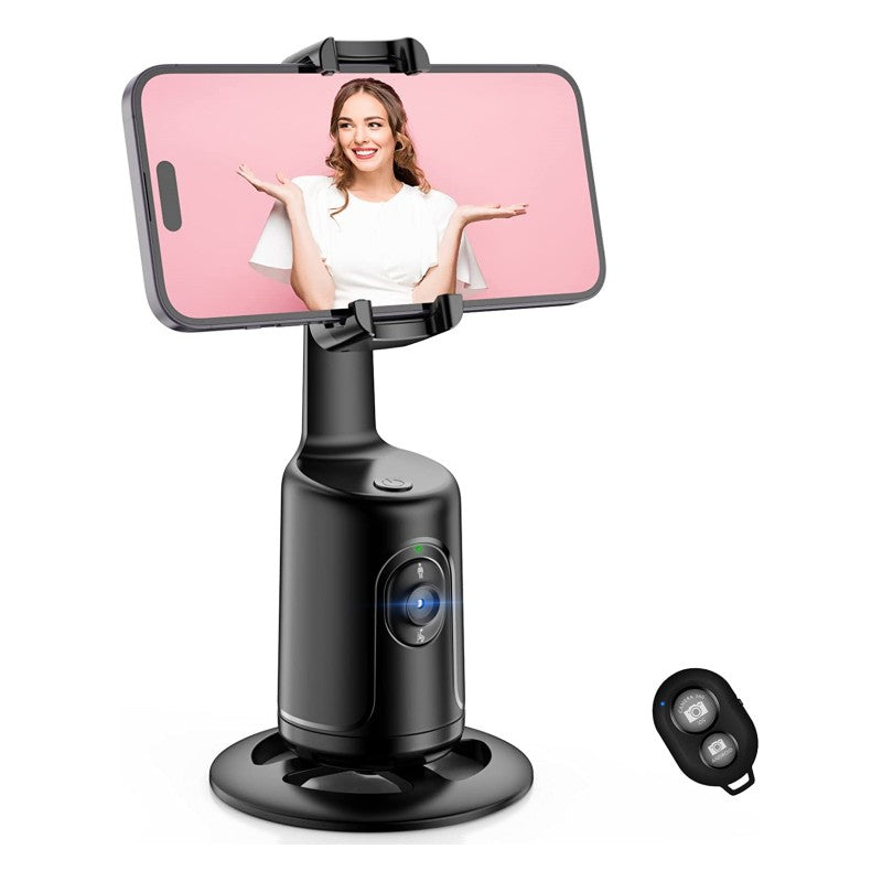 Auto Face Tracking Stand No App, Phone Mount Gesture Control