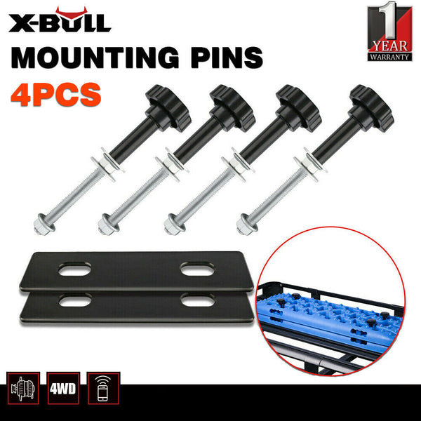 X-BULL Mounting Kit Tracks Fixing Pins Recovery tracks Pins Holders Roof Rack4X4
