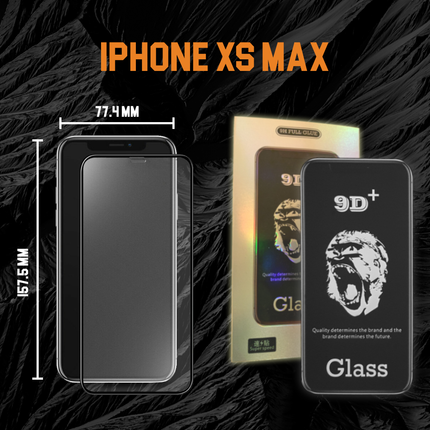 iPhone XS MAX 9D+ Tempered Glass Screen Protector - salelink.co.nz