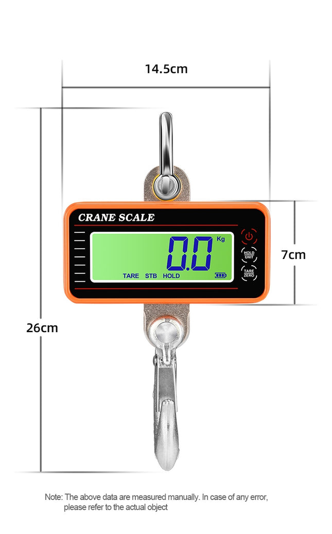 Digital Crane Scale 1500kg - salelink.co.nz