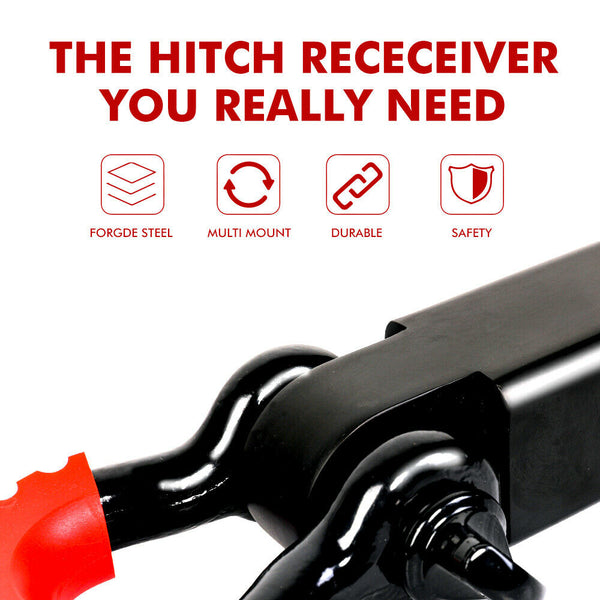 Hitch Receiver Bonus Bow Shackle Tow Bar Recovery Receiver