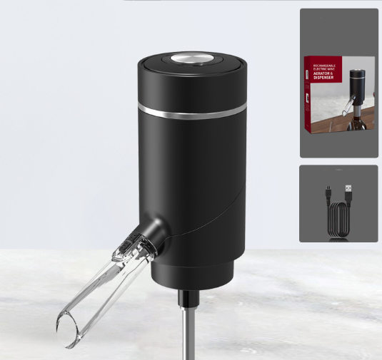 Electric Wine Aerator with Retractable Tube