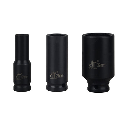 13pcs 10-32mm 1/2" Metric Impact Deep Socket Set Drive Air Garage