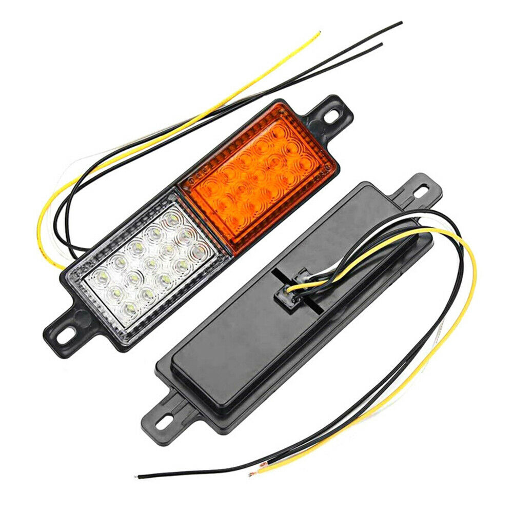 Pair LED Bullbar Indicator Tail Lights Front Park DRL Light For ARB TJ ...