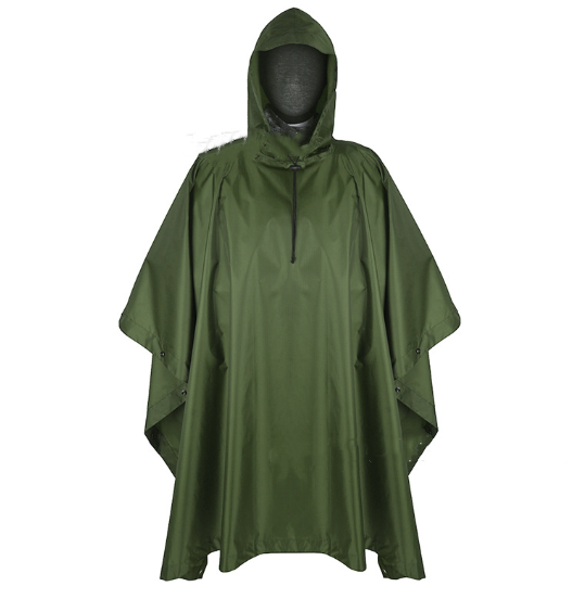 Rain Poncho Hooded Waterproof Raincoat