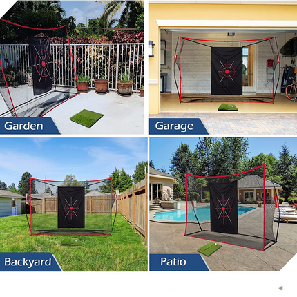 300x213cm Golf Practice Net Set - salelink.co.nz