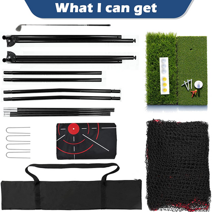 300x213cm Golf Practice Net Set - salelink.co.nz