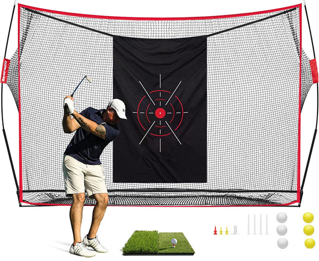 300x213cm Golf Practice Net Set - salelink.co.nz