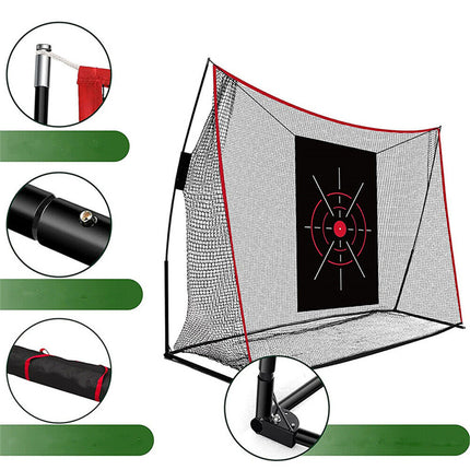 300x213cm Golf Practice Net Set - salelink.co.nz