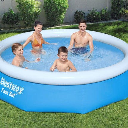Bestway Fast Set Round Above Ground Pool 3.05m x 76cm with Pump - salelink.co.nz
