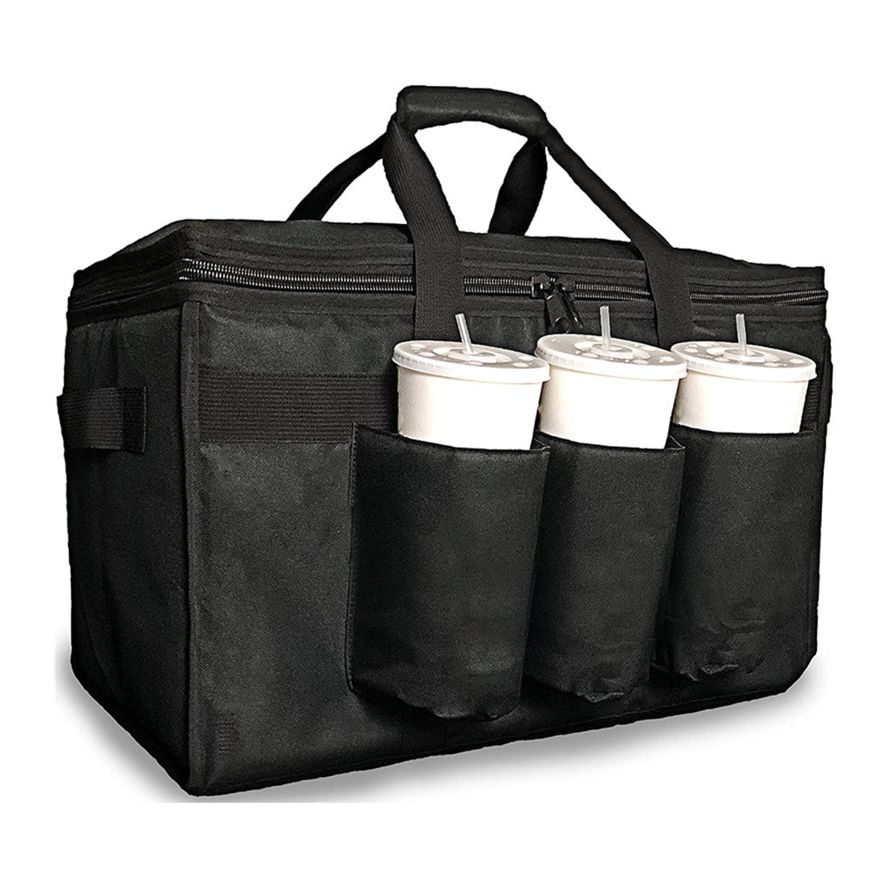 Food Delivery Bag with Cup Holders