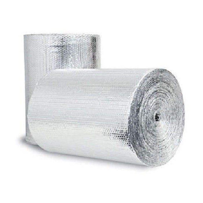 Silver Foil Air Bubble Insulation Wrap Aluminum Roll 0.5MX10M Roll