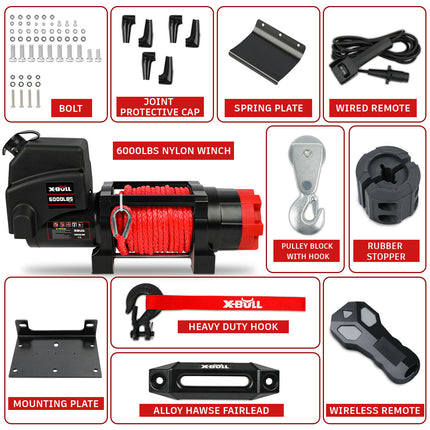 X-BULL Electric Winch 6000LBS