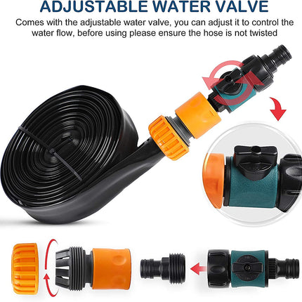 15M Trampoline Water Sprinklers Sprayer Outdoor Water Park - salelink.co.nz
