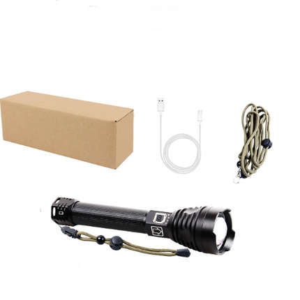 XHP90 3000LM Tactical 3 Mode Zoom Flashlight LED Hunting Torch - salelink.co.nz