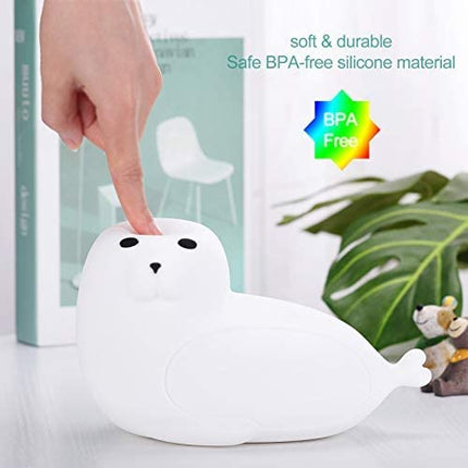Kids Night Light Sea Lion 7 Colors LED Light