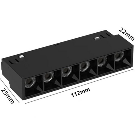 Magnetic Spotlight Grille Light 6W LED Ceiling Lamp
